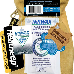 Kinco - Premium Leather Work and Ski Mitt with Nikwax Waterproof Wax, (901T)