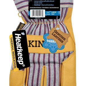 Kinco - Premium Leather Work and Ski Gloves, Heatkeep Insulation, (1927)