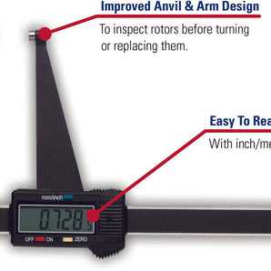ATD Tools Electronic Inch/Metric Rotor Gauge