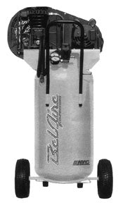 BelAire 2HP Single Stage Electric Reciprocating Air Compressor - 26-VP Gallon