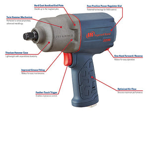 Ingersoll Rand 2115TiMAX Series 3/8" Drive Titanium Impactool™