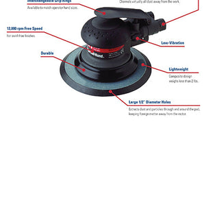 Ingersoll Rand Vacuum-Ready Random Orbital Air Sander
