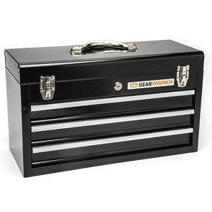 GearWrench 3 Drawer Tool Box, 20", Black